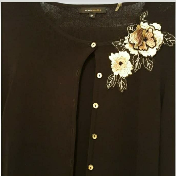 BCBGMaxAzria Cardigan w/ Applique - Picture 2 of 6